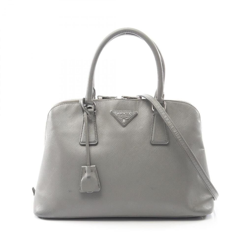 Prada Handbag Saffiano leather gray
